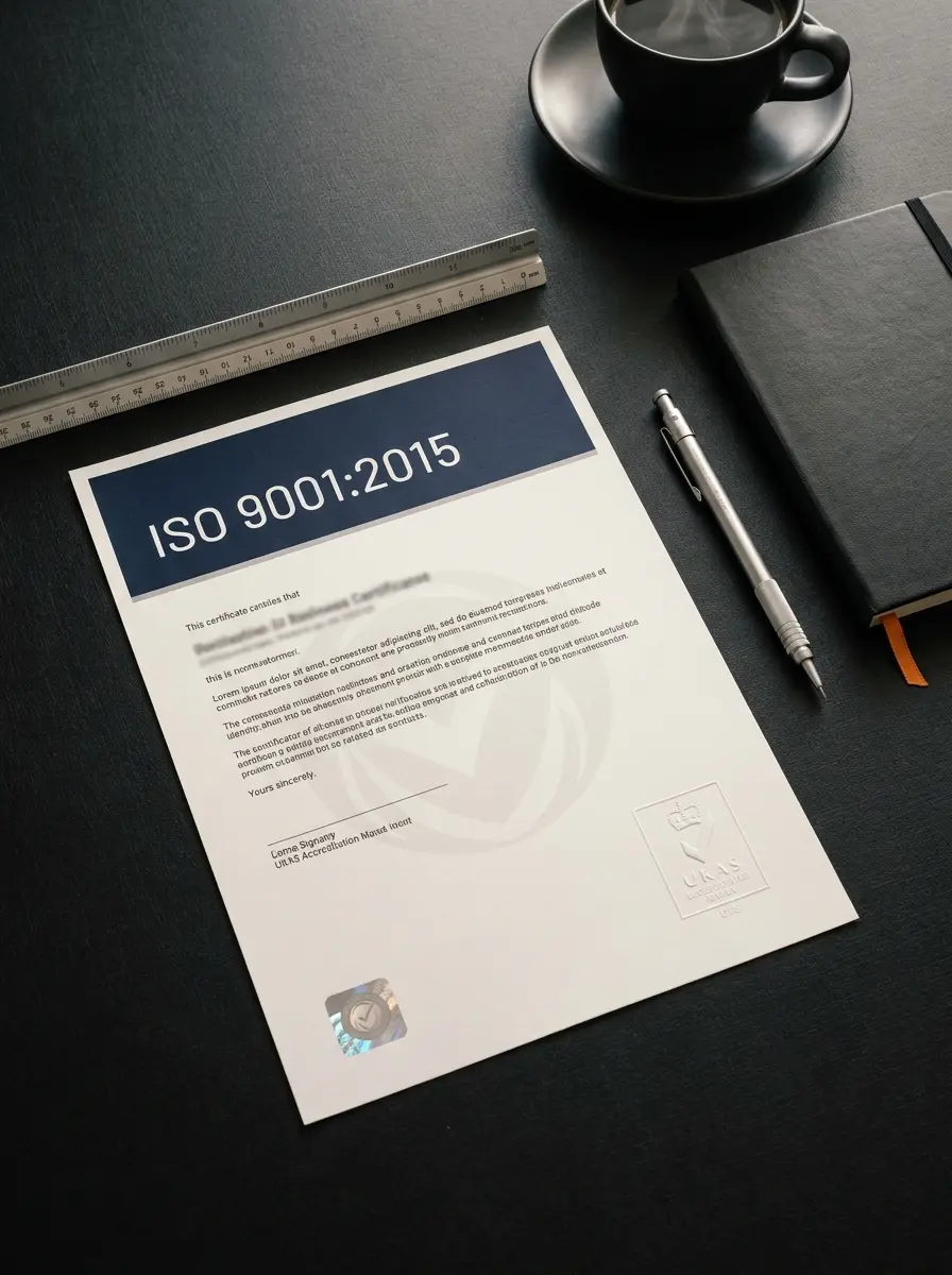 ISO 9001:2015 recertified – what the audit covered
