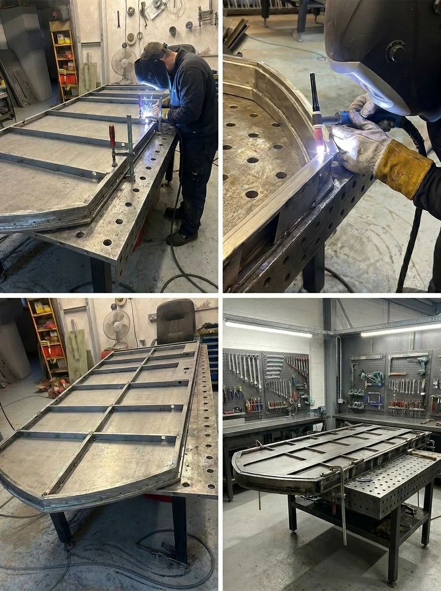 Ribbed Reinforcement Before Skinning